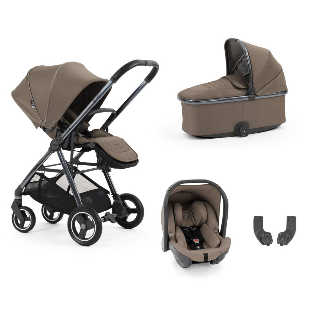 Oyster Gravity+ Stroller 4 Piece Bundle | Mink