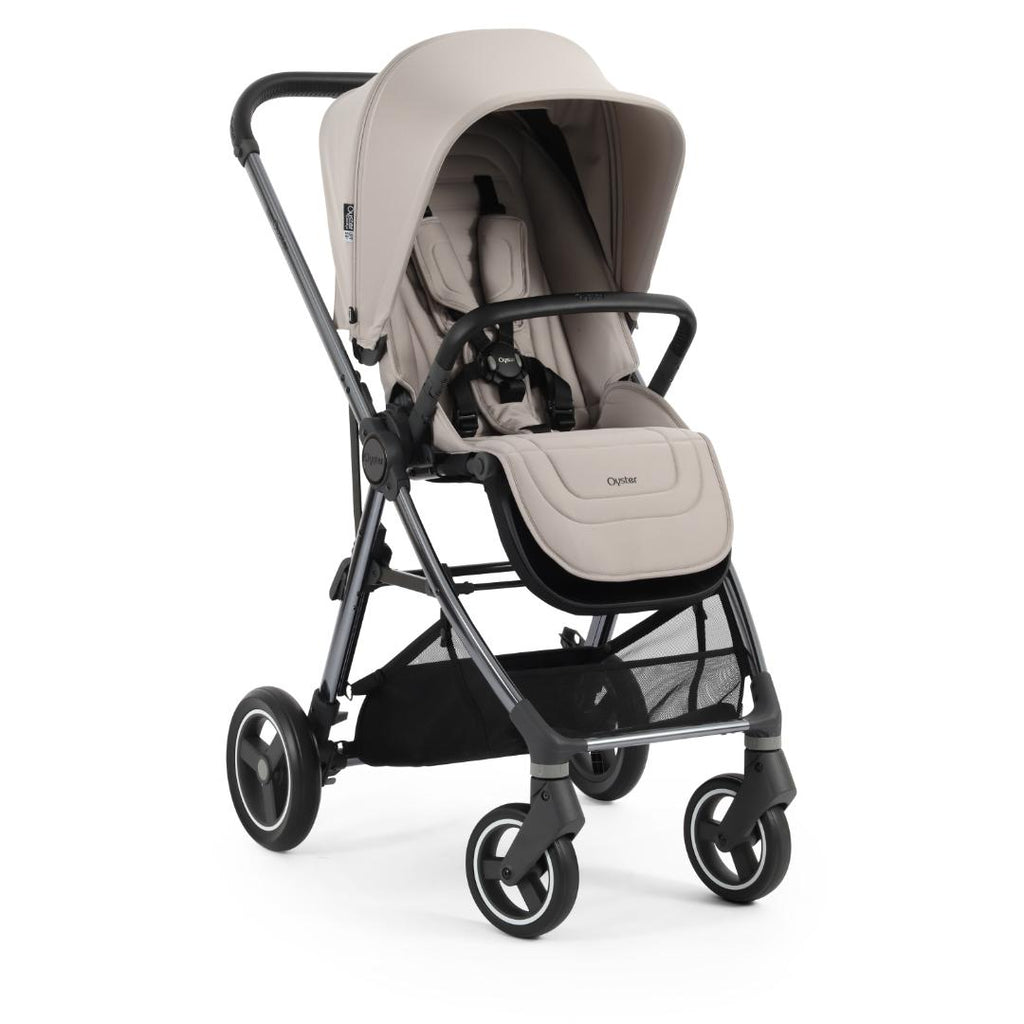 Oyster Gravity+ Stroller 9 Piece Cloud G Bundle | Stone