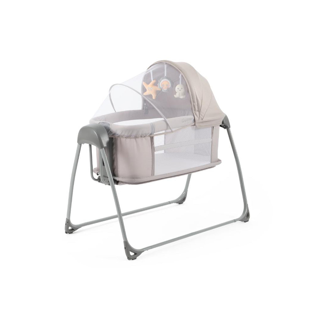 Oyster Swinging Crib - Stone