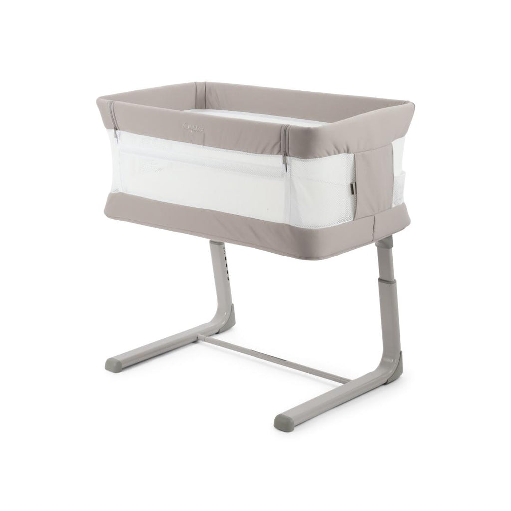 Oyster Wiggle Crib Co-Sleeper | Stone