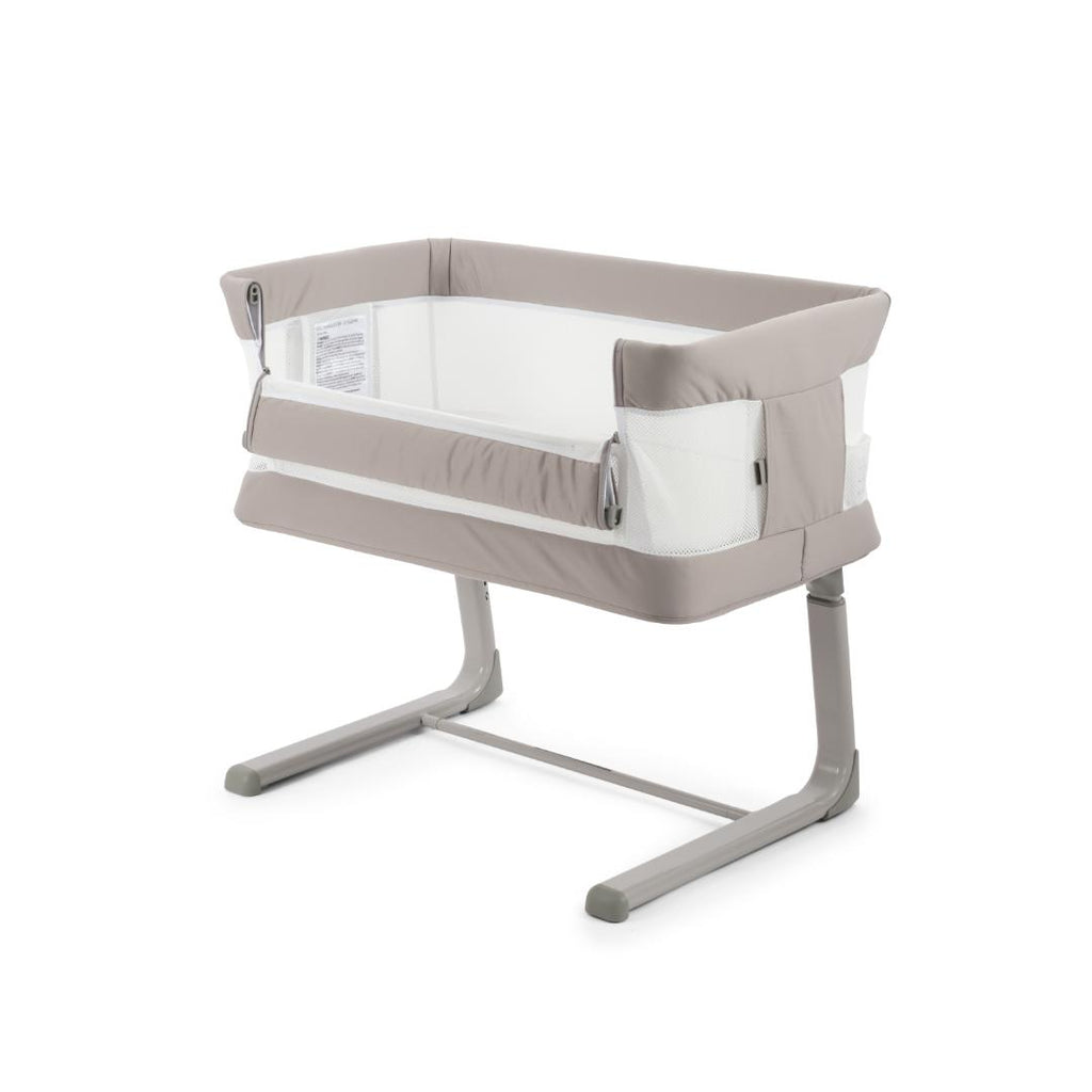 Oyster Wiggle Crib Co-Sleeper | Stone