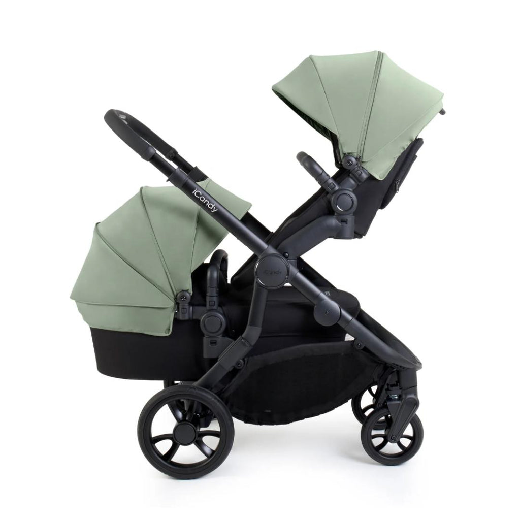 iCandy Orange 4 Pushchair & Cybex Cloud T Bundle | Pistachio on Black