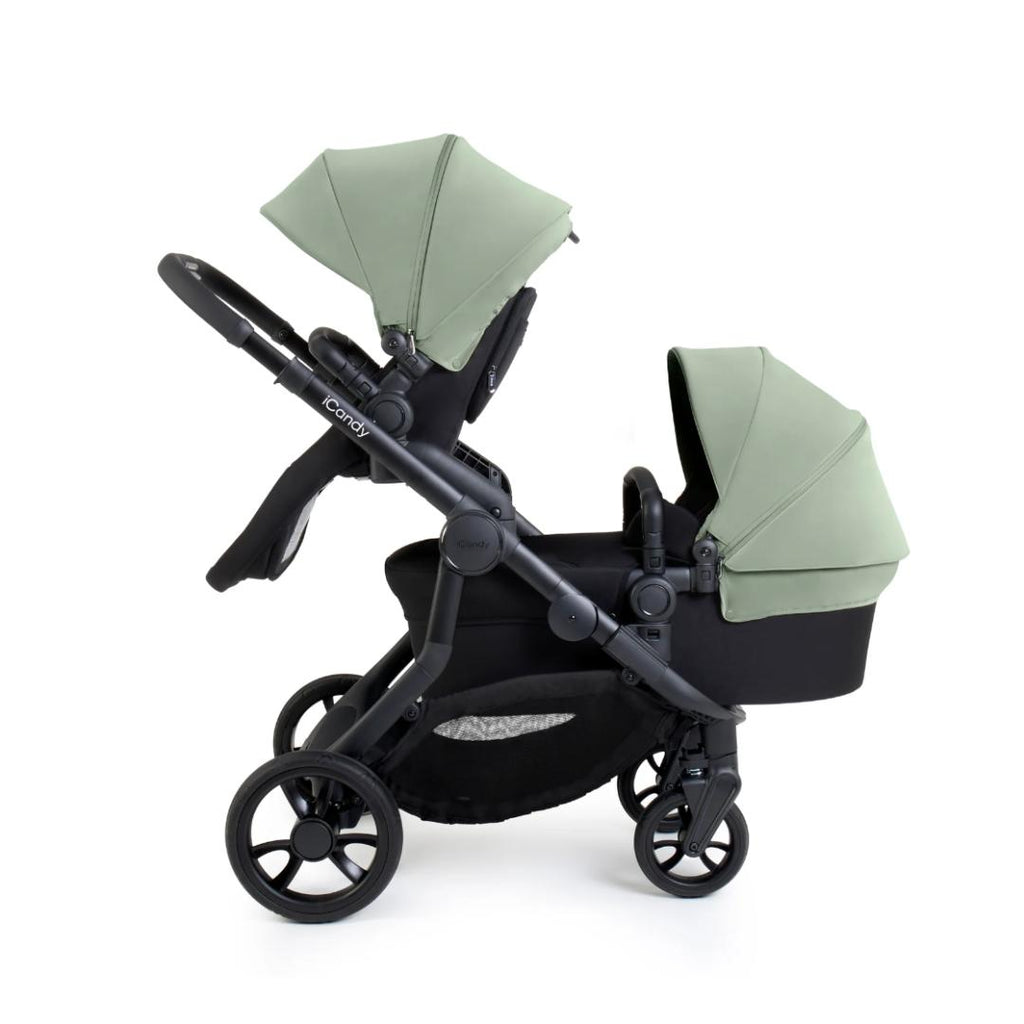 iCandy Orange 4 Pushchair Bundle | Pistachio on Black