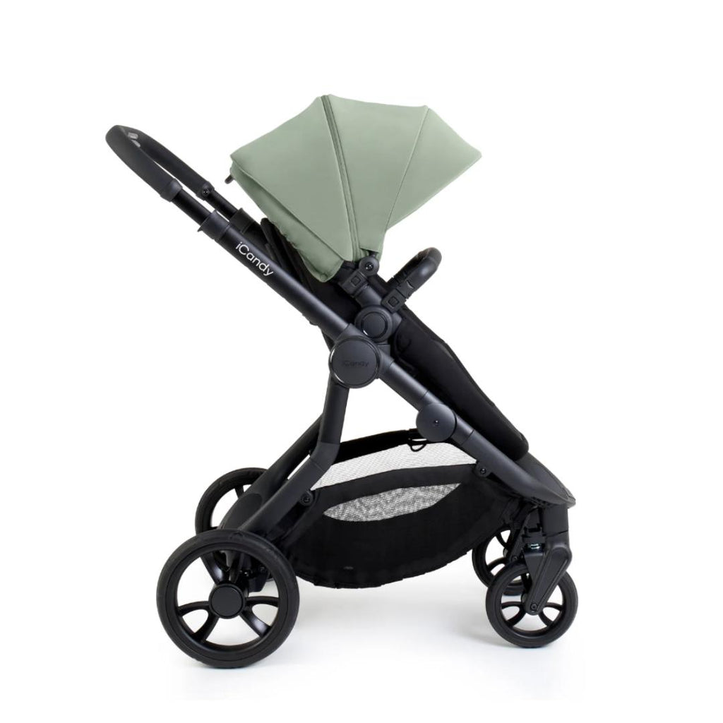 iCandy Orange 4 Pushchair Travel System | Pistachio on Black