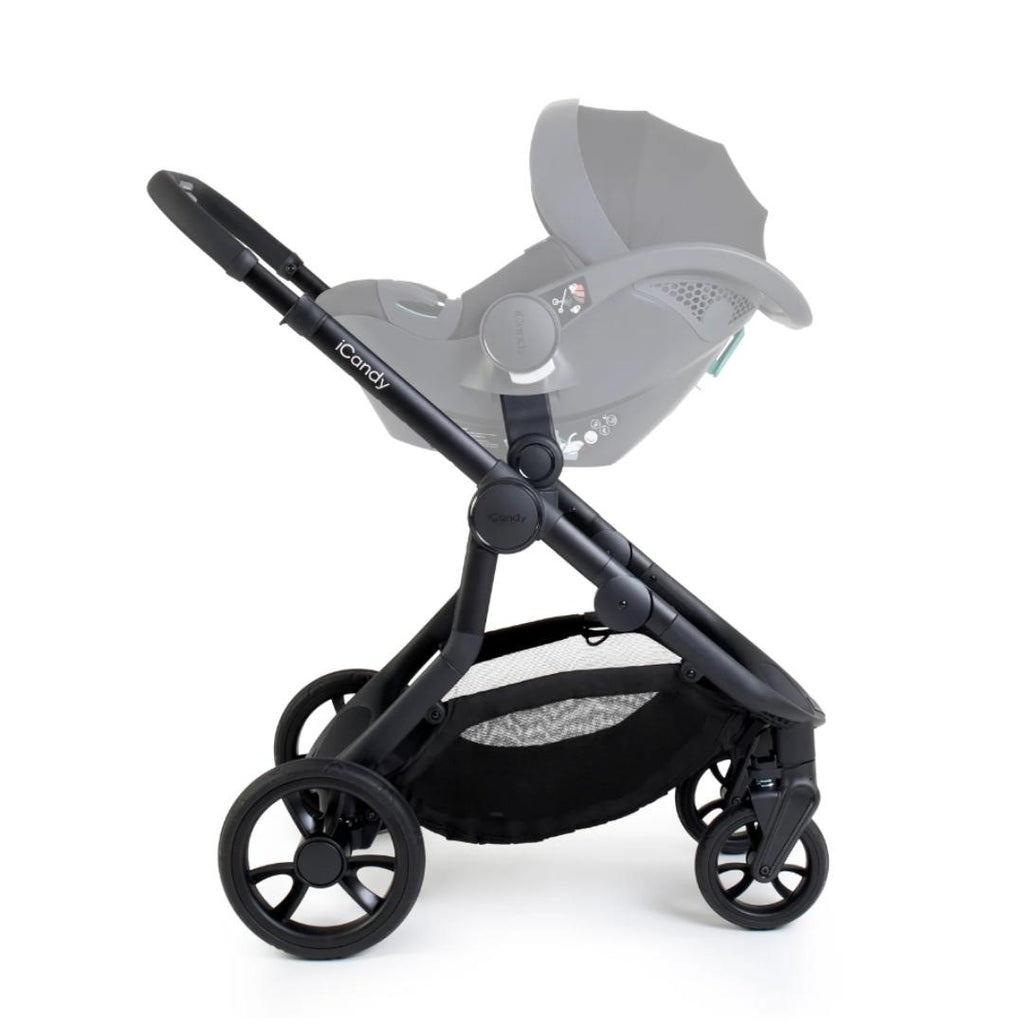 iCandy Orange 4 Pushchair Bundle | Pistachio on Black