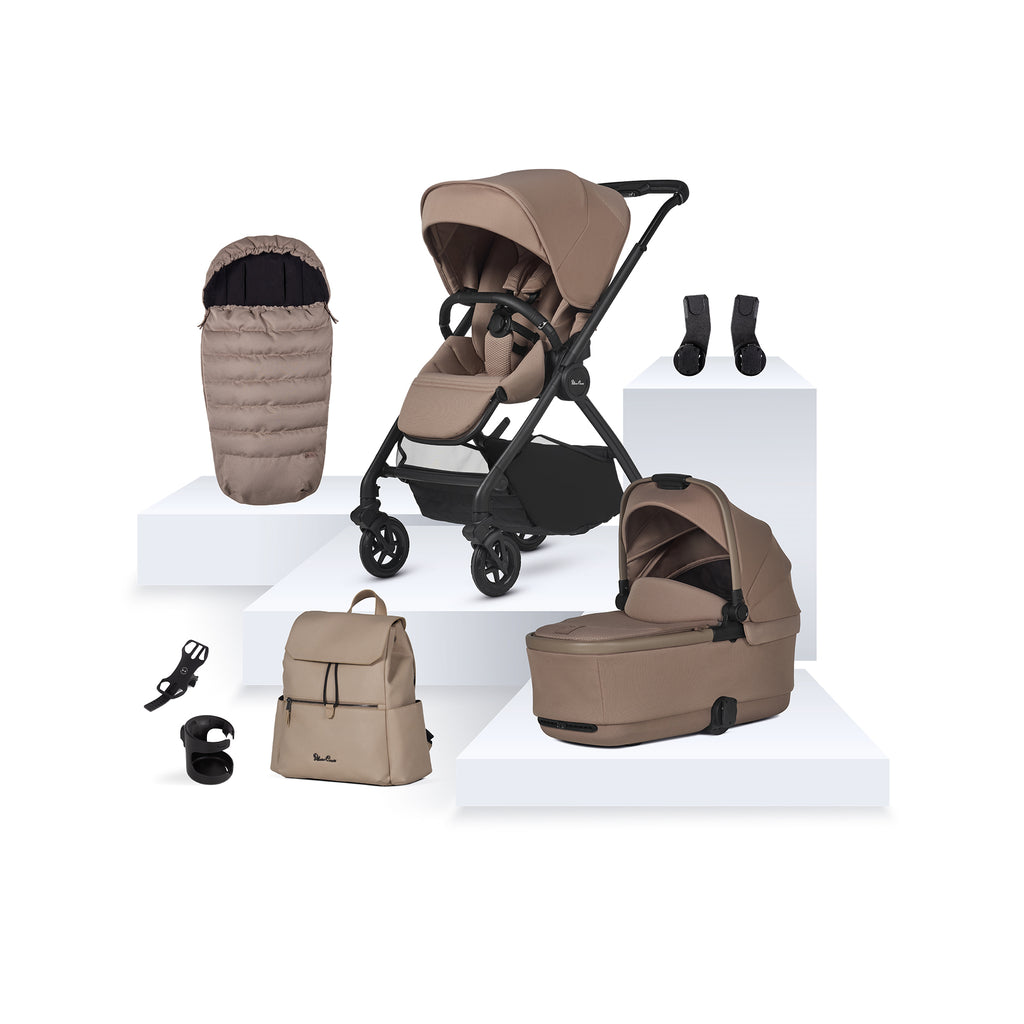 Silver Cross Dune 2 Pushchair Accessory Bundle | Mocha