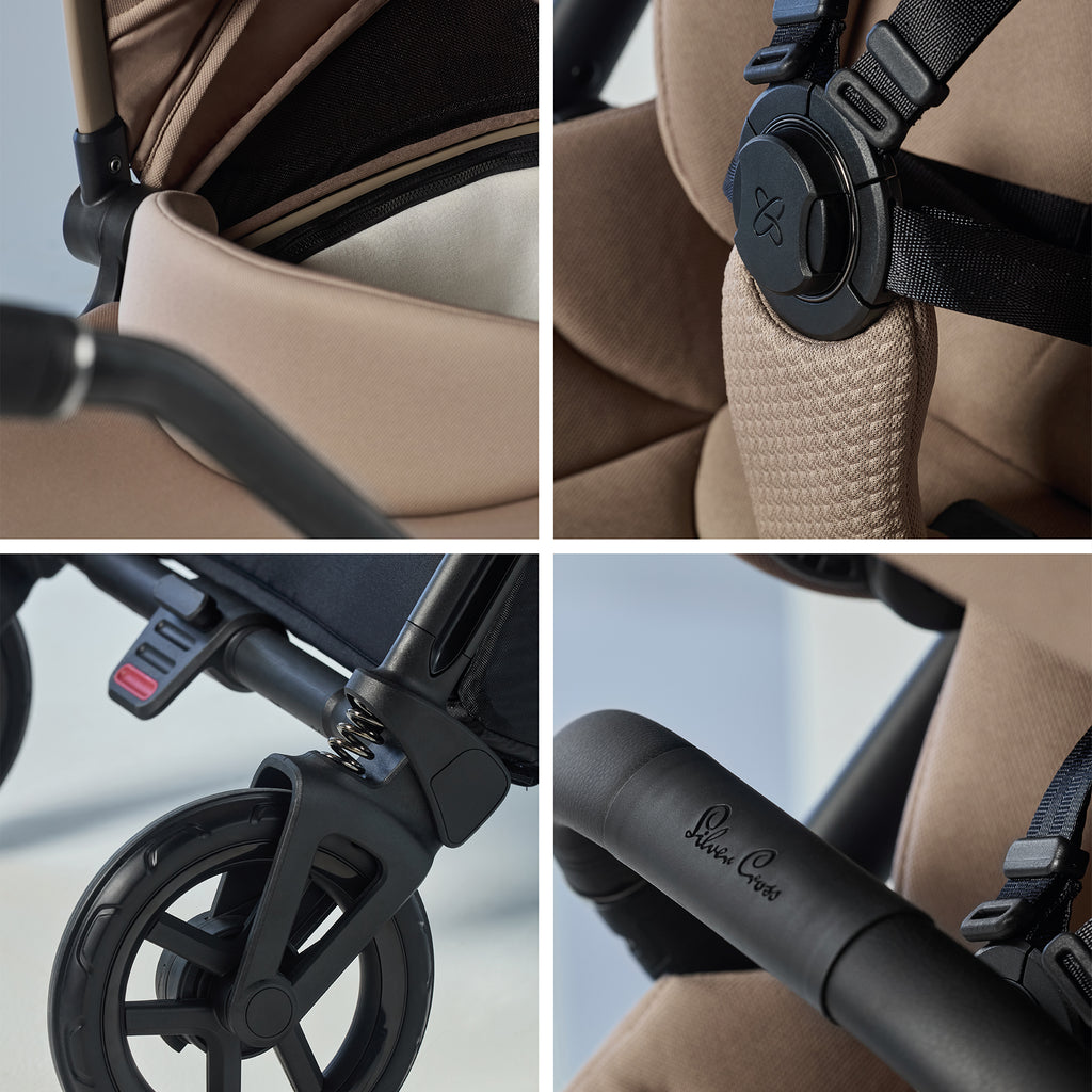 Silver Cross Dune 2 Pushchair Accessory Bundle | Mocha