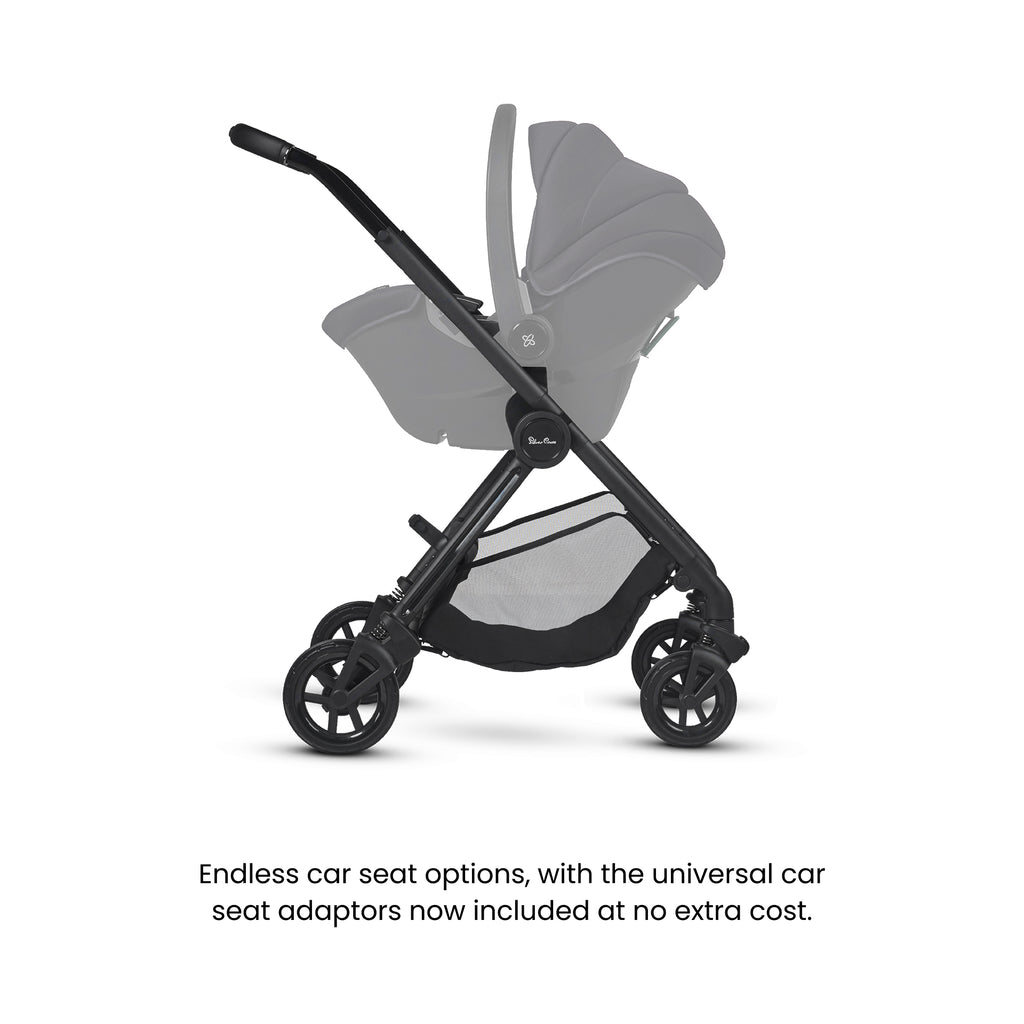 Silver Cross Dune 2 Pushchair & First Bed Carrycot | Mocha