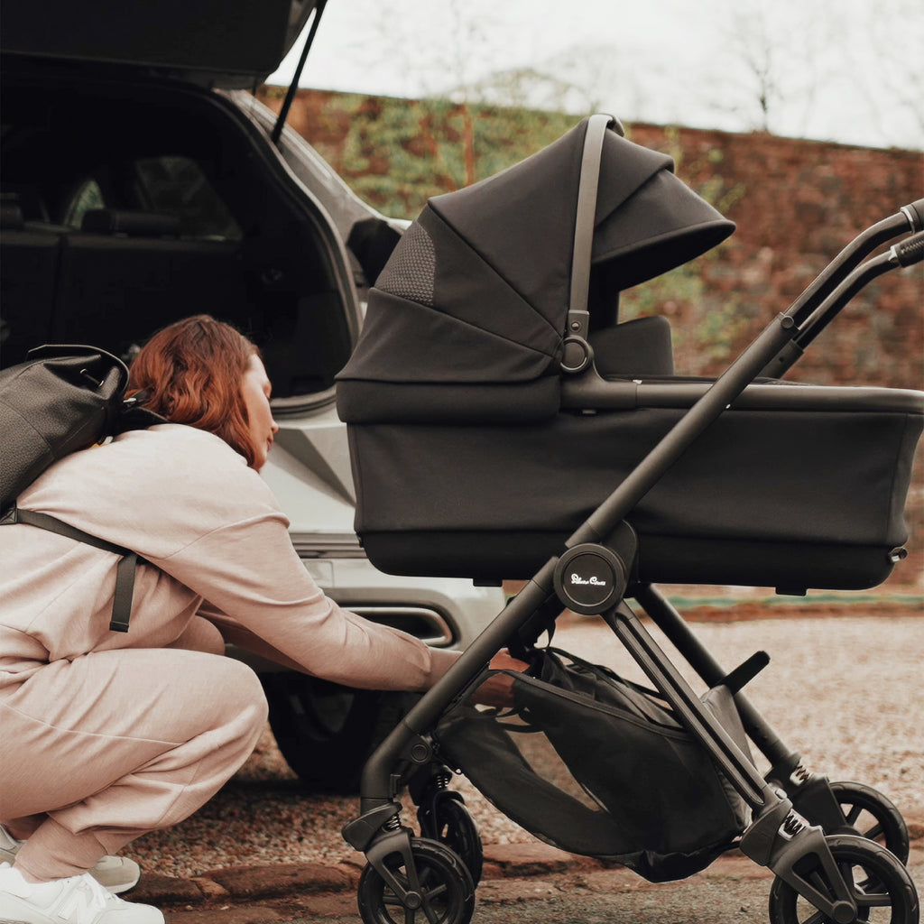 Silver Cross Dune 2 Pushchair & First Bed Carrycot | Mocha