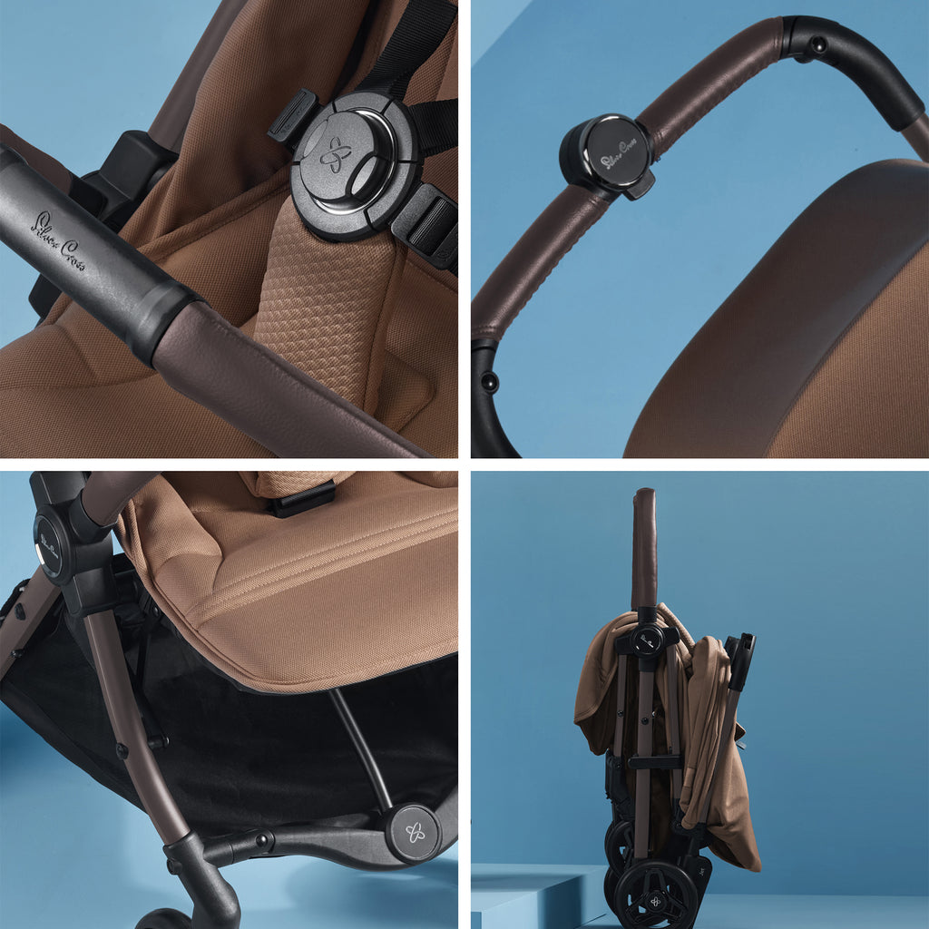 Silver Cross Jet 5 Stroller | Cinnamon