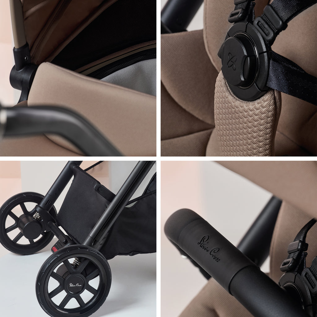 Silver Cross Reef 2 Pushchair & Accessory Bundle | Mocha