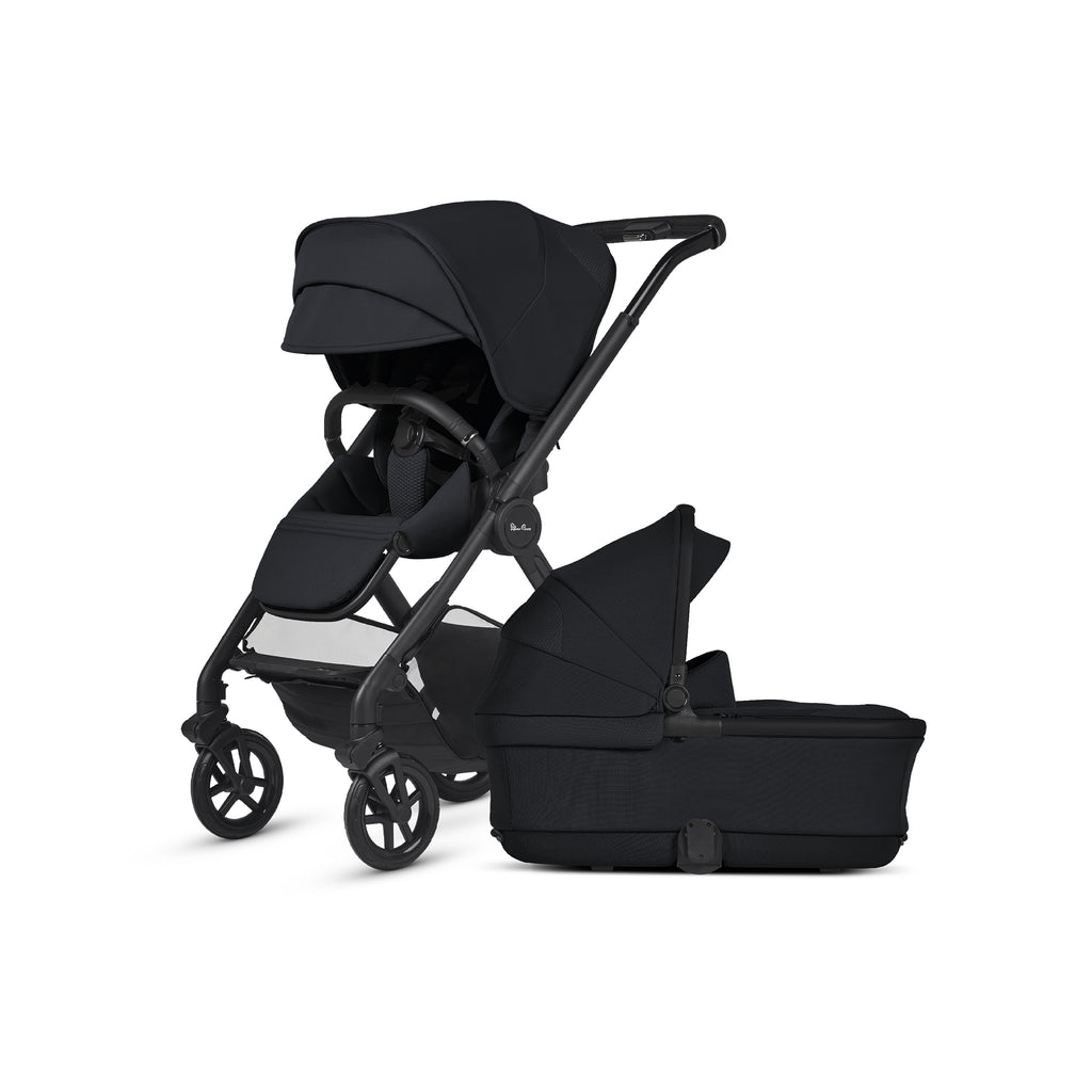 Silver Cross Reef 2 Pushchair & First Bed Folding Carrycot | Space