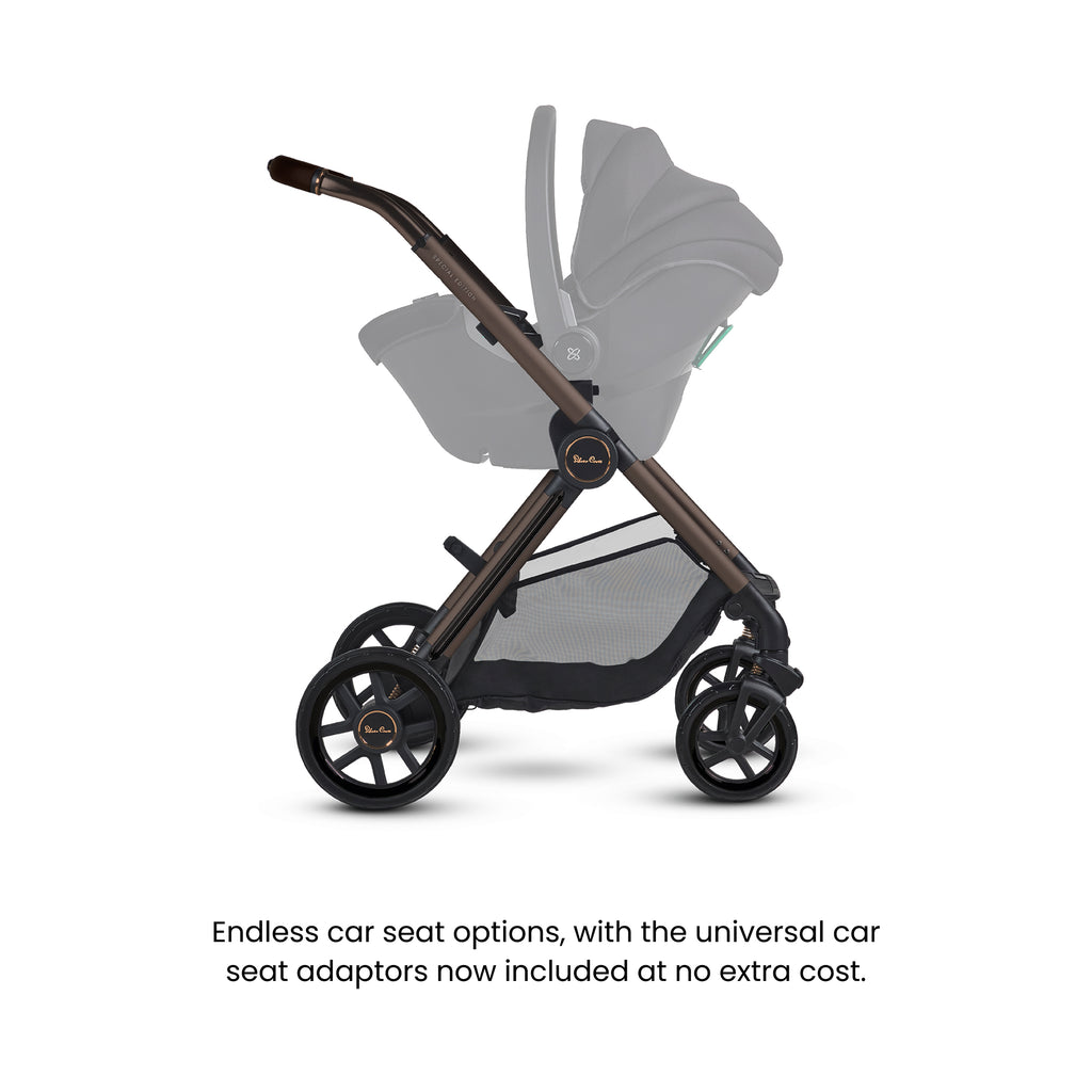 Silver Cross Special Edition Reef 2 Pushchair & Cybex Cloud T Bundle | Ganache