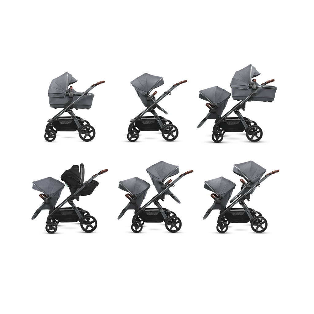 Silver Cross Wave 3 Growing Family Bundle with Dream i-Size | Lunar