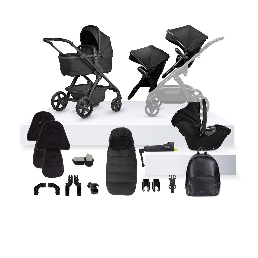 Silver Cross Wave 3 Growing Family Bundle with Dream i-Size | Onyx