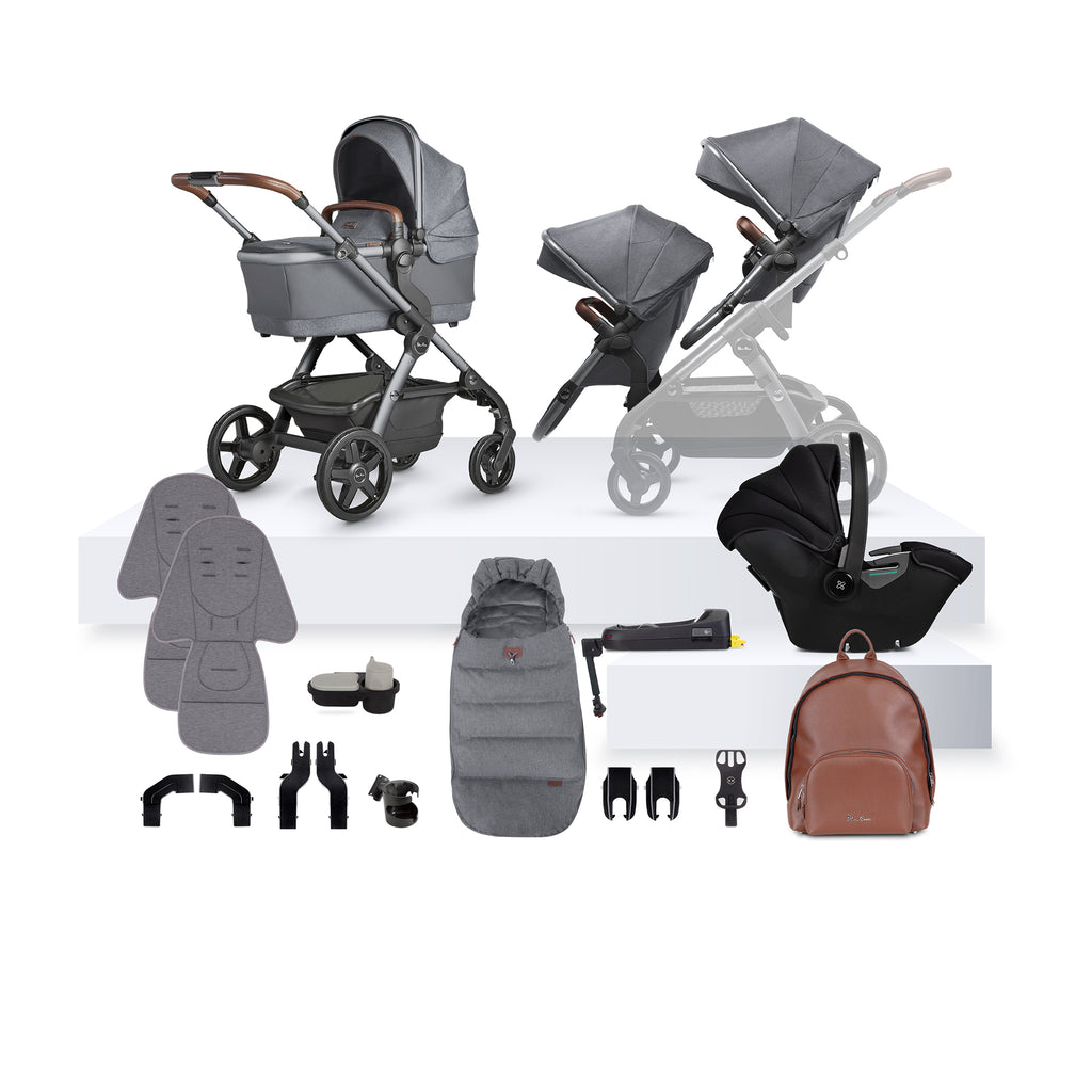 Silver Cross Wave 3 Growing Family Bundle with Dream i-Size | Lunar