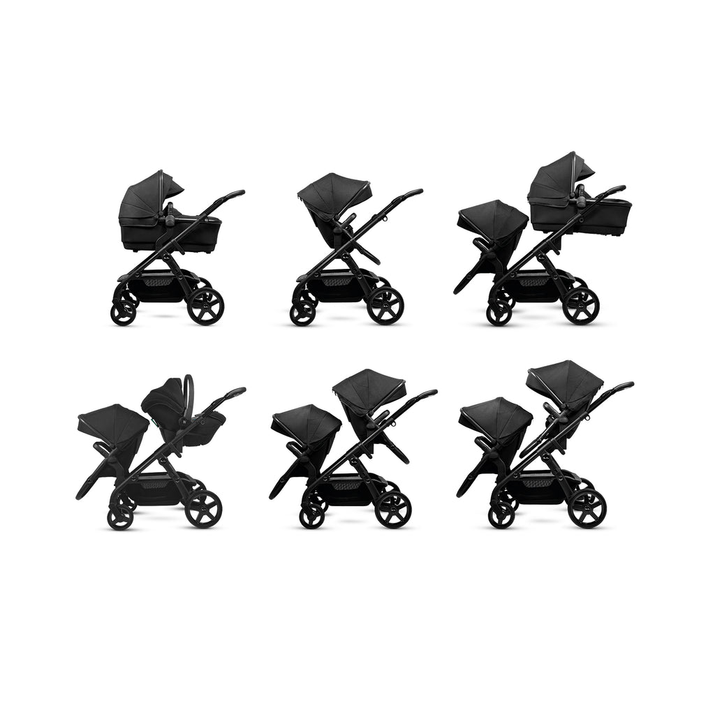 Silver Cross Wave 3 Growing Family Bundle | Onyx