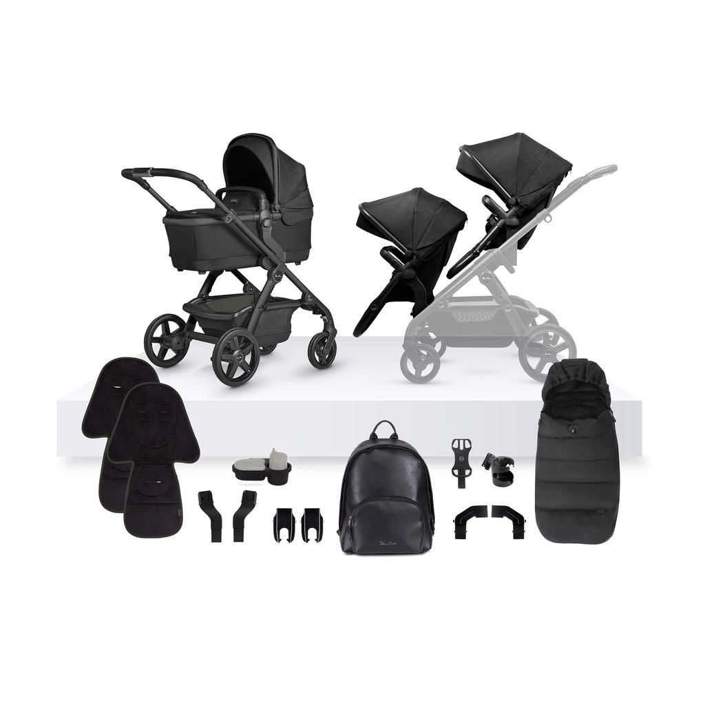 Silver Cross Wave 3 Growing Family Bundle | Onyx