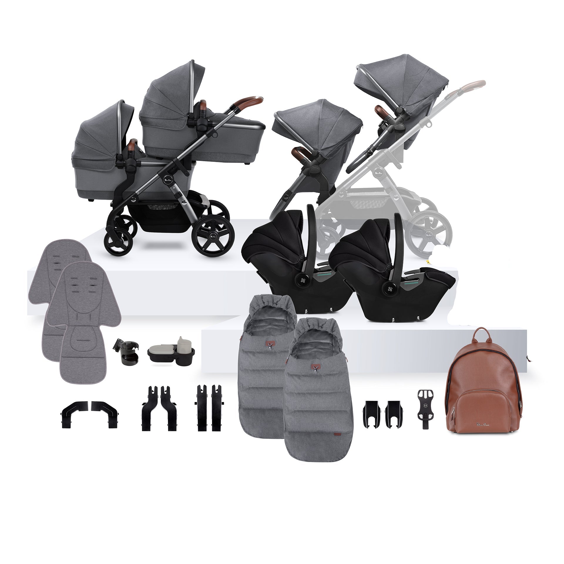 Silver Cross Wave Twin Bundle Lunar - Main Image