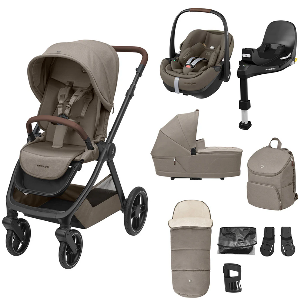 Maxi-Cosi Oxford Premium Travel System - Twillic Truffle