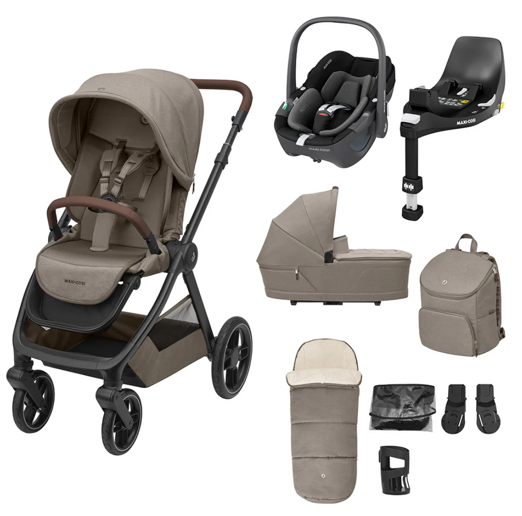 Maxi-Cosi Oxford Complete Travel System - Twillic Truffle