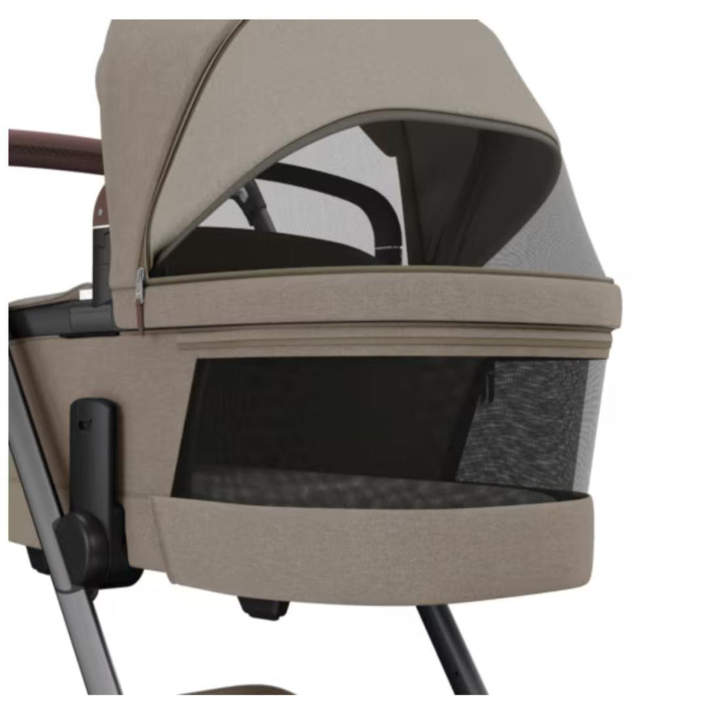 Maxi-Cosi Fame Pushchair & Carrycot - Twillic Truffle | Black