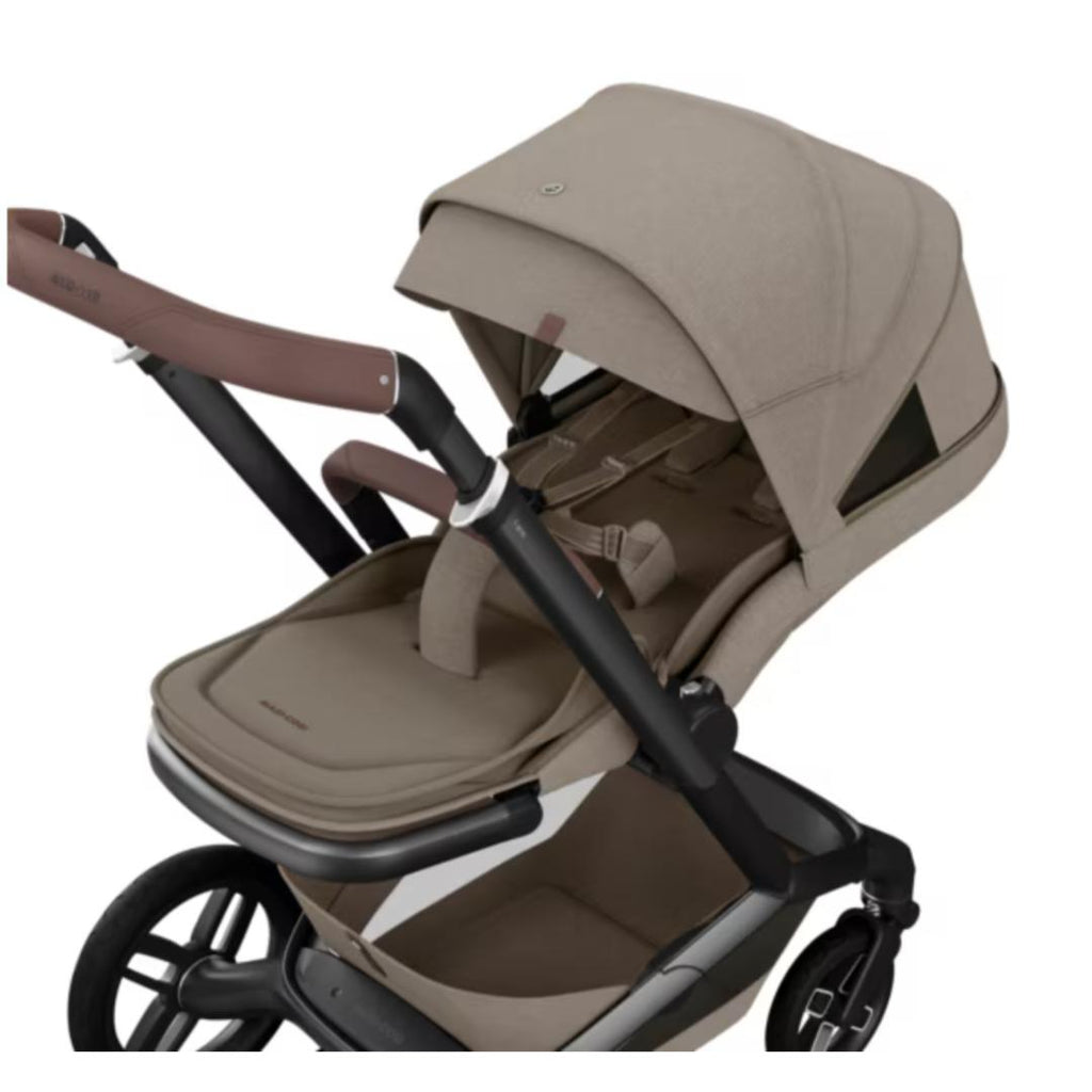 Maxi-Cosi Fame Pushchair & Carrycot - Twillic Truffle | Black