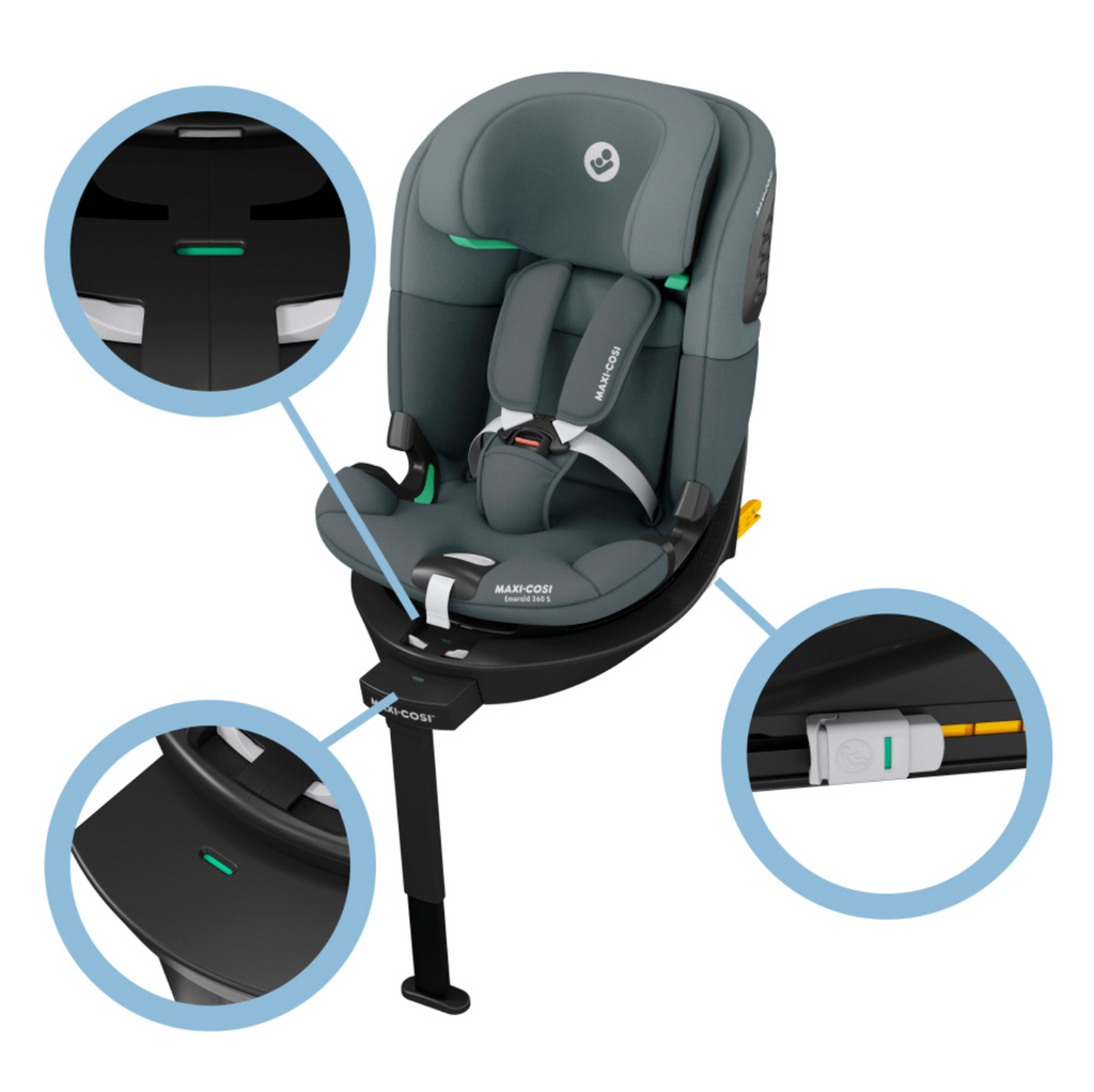 Maxi-Cosi Emerald 360 S Car Seat Birth - 12 years old | Graphite