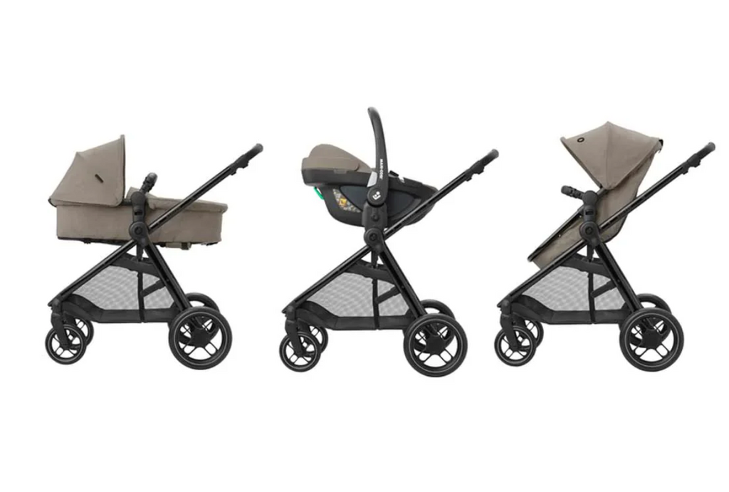 Maxi-Cosi Zelia Luxe Travel System - Twillic Truffle