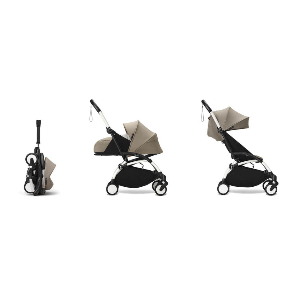 Stokke YOYO³ Stroller from Newborn to Toddler | Taupe