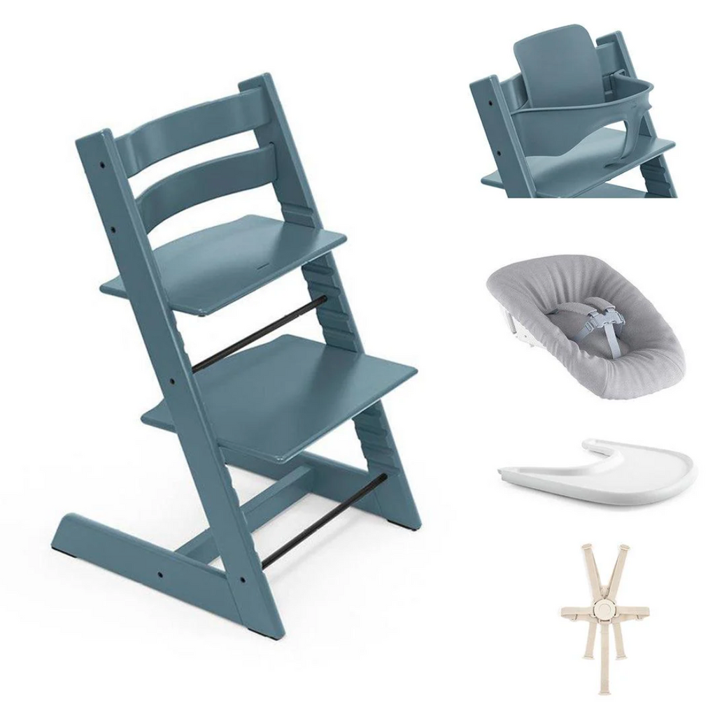 Stokke Tripp Trapp Highchair Ultimate Bundle | Fjord Blue