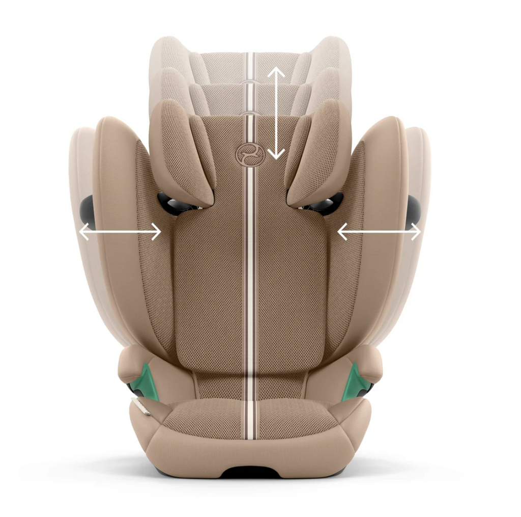 Cybex Solution G2 i-Fix Foldable Child Car Seat | Almond Beige