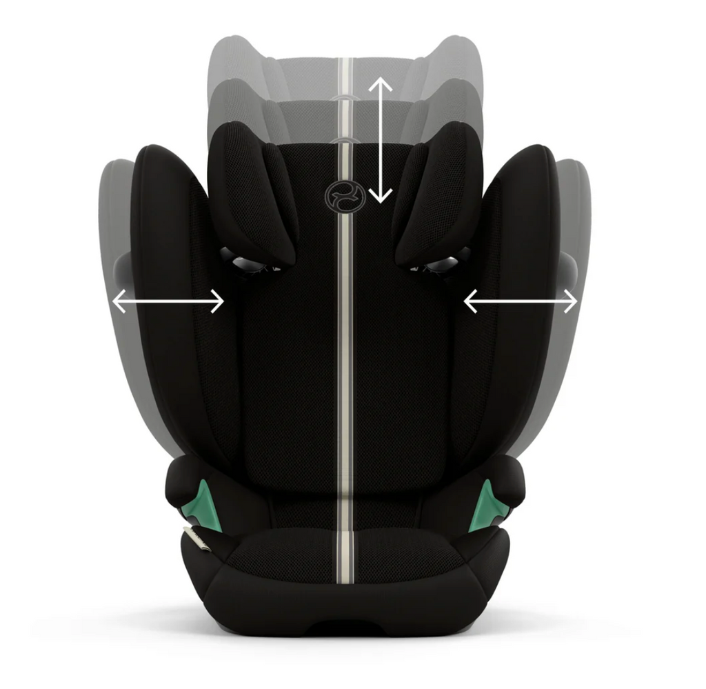 Cybex Solution G2 i-Fix Foldable Child Car Seat | Moon Black