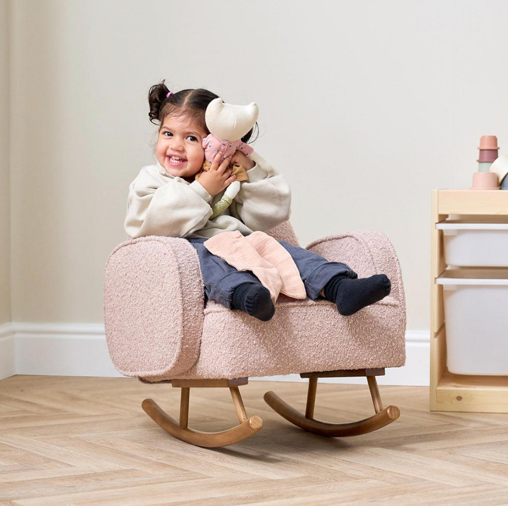 Tutti Bambini Micah Mini Me Children's Rocking Chair | Blush