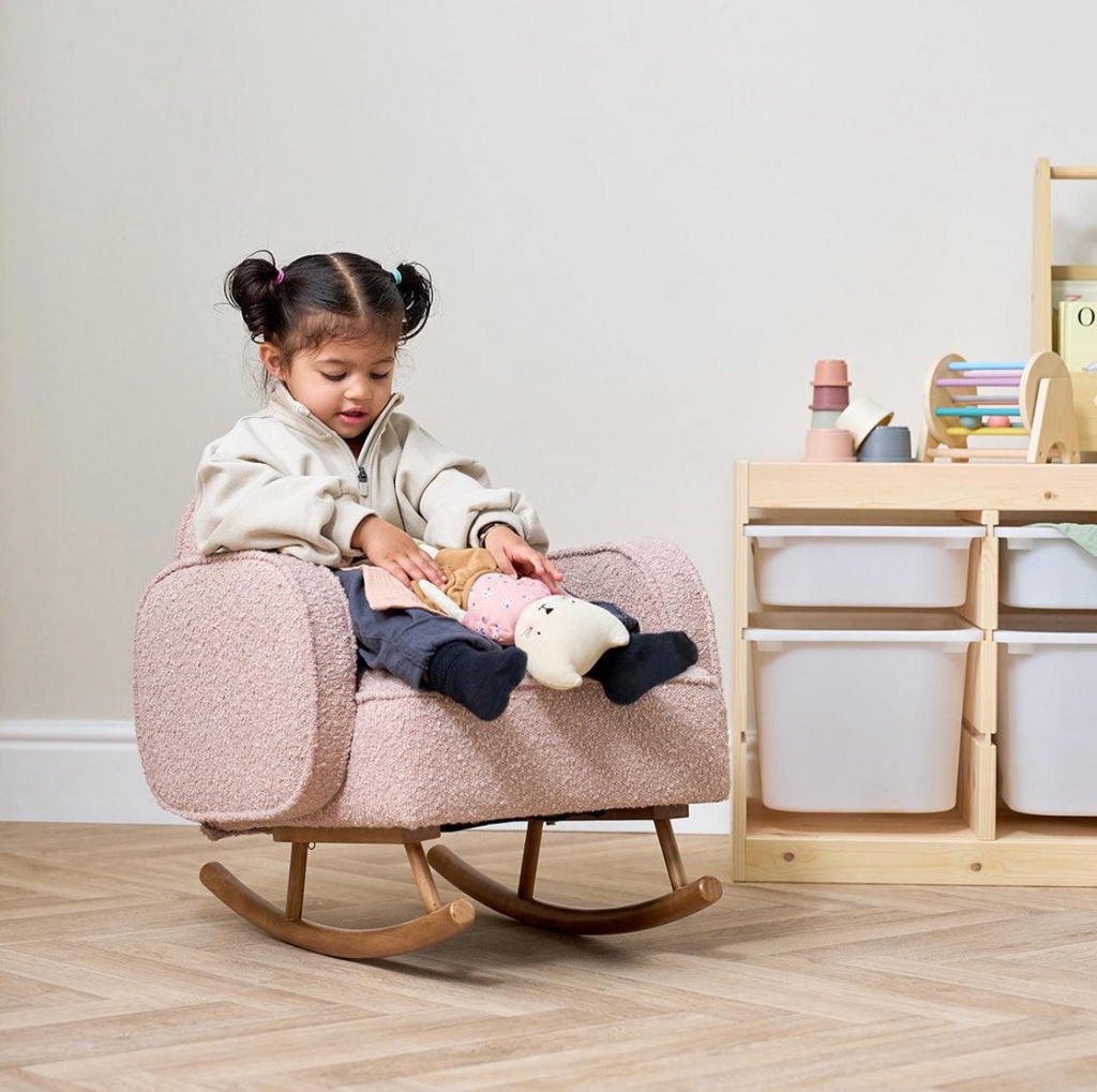 Tutti Bambini Micah Mini Me Children's Rocking Chair | Blush