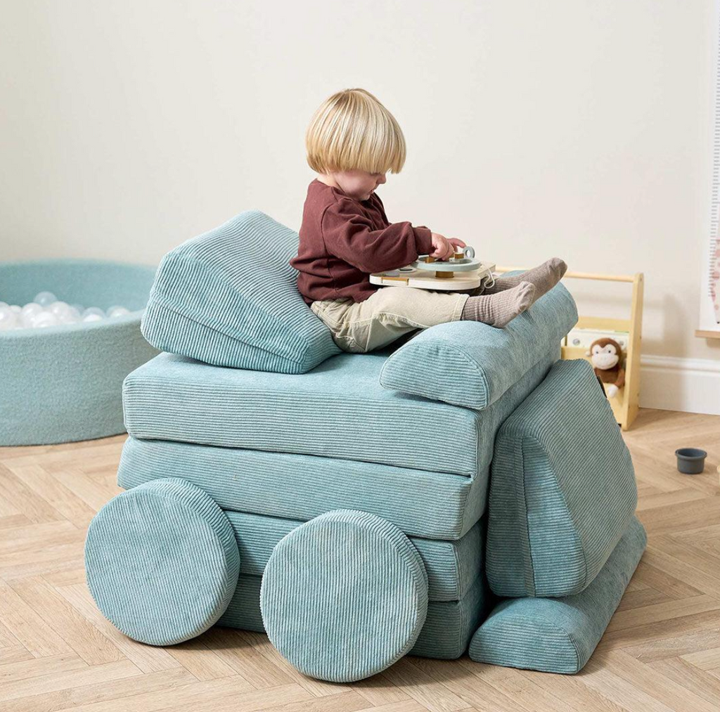 Tutti Bambini Playrama Montessori Kids Play Sofa | Ocean Stone