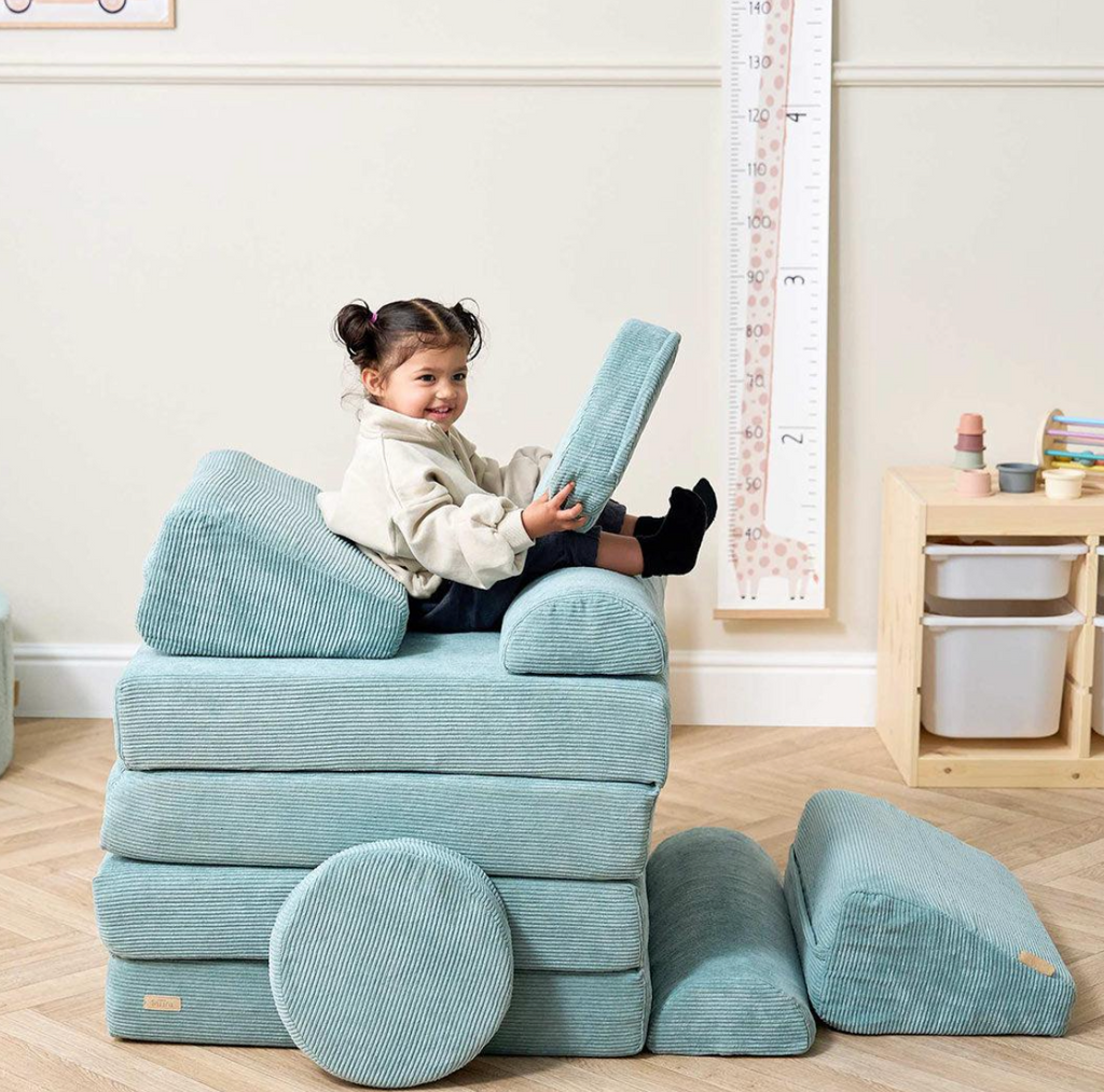 Tutti Bambini Playrama Montessori Kids Play Sofa | Ocean Stone