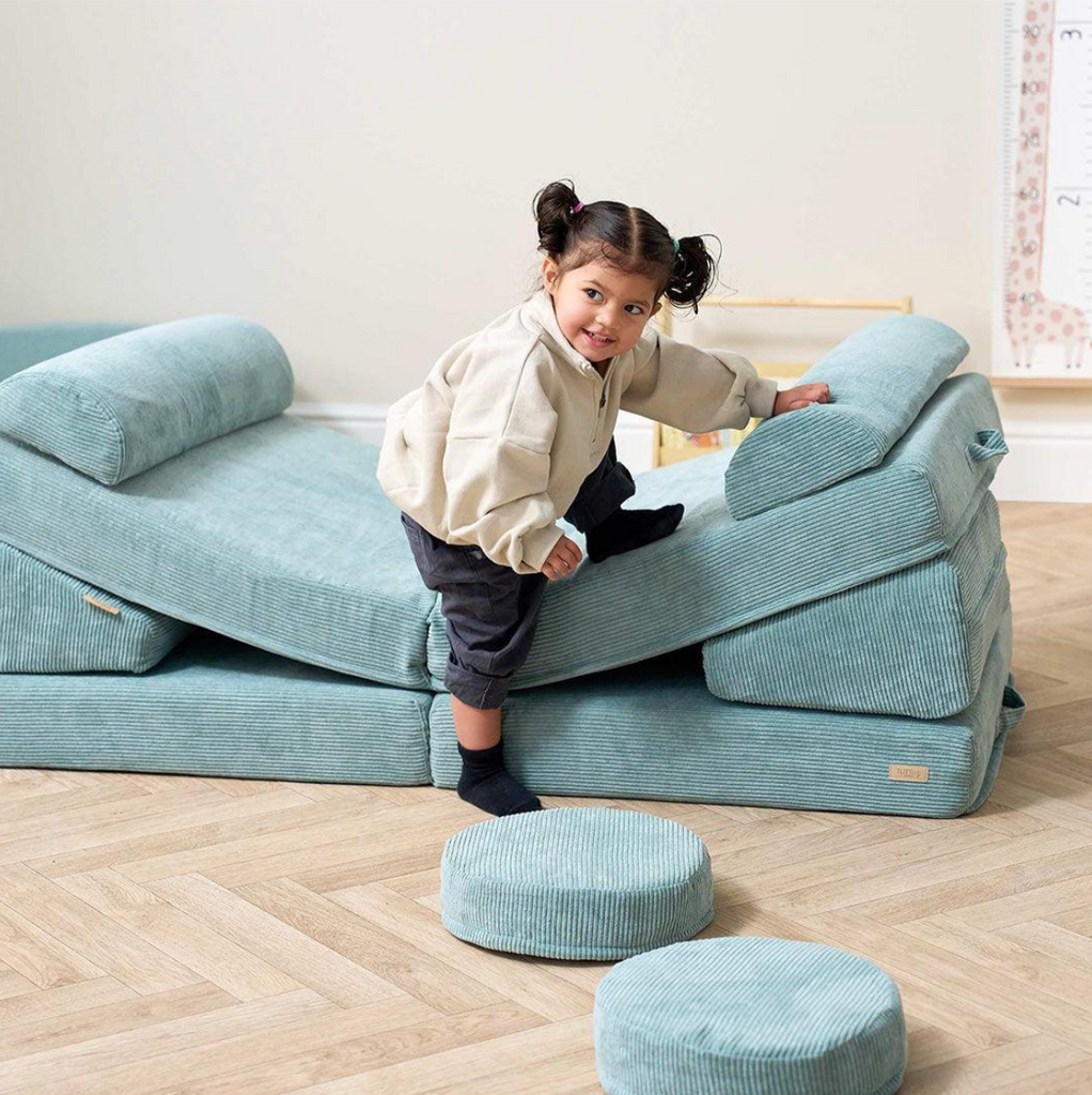 Tutti Bambini Playrama Montessori Kids Play Sofa | Ocean Stone