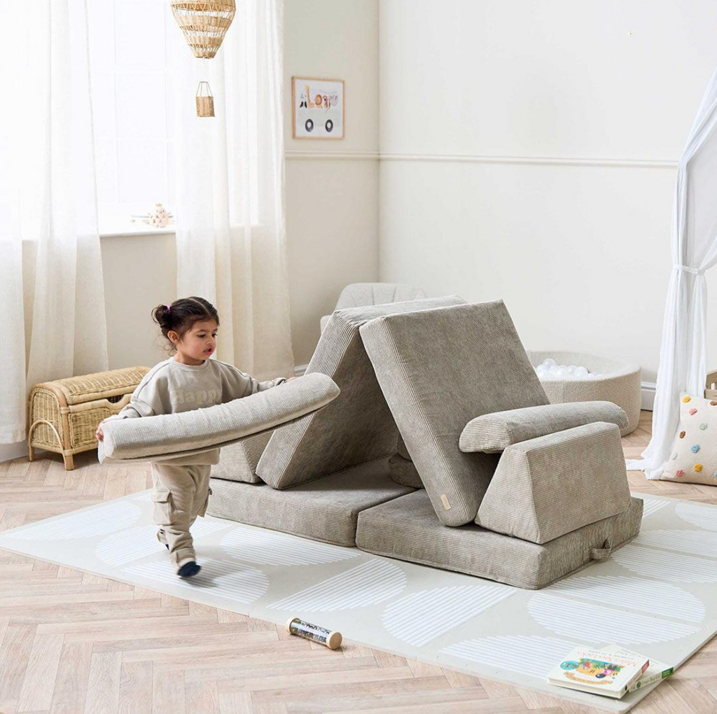 Tutti Bambini Playrama Montessori Kids Play Sofa | Mushroom