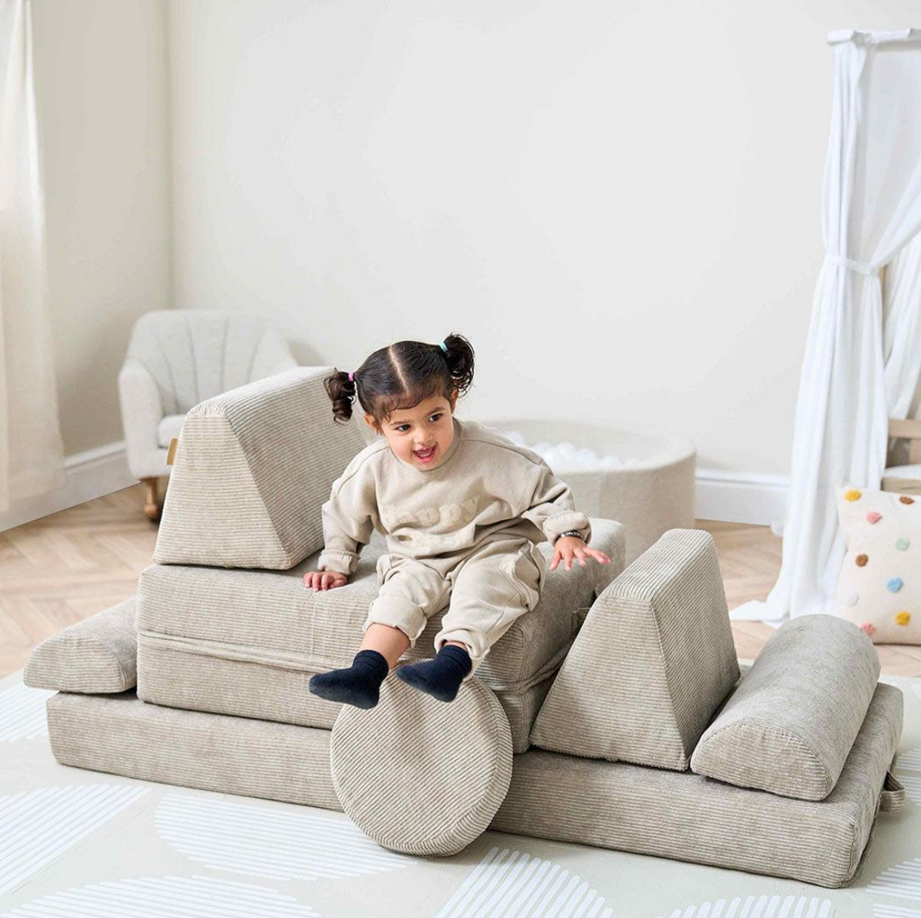 Tutti Bambini Playrama Montessori Kids Play Sofa | Mushroom