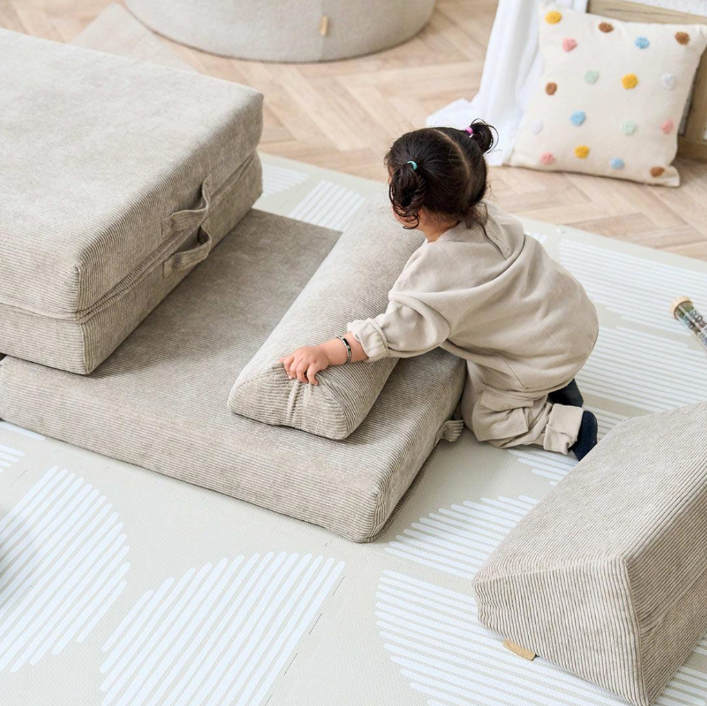 Tutti Bambini Playrama Montessori Kids Play Sofa | Mushroom