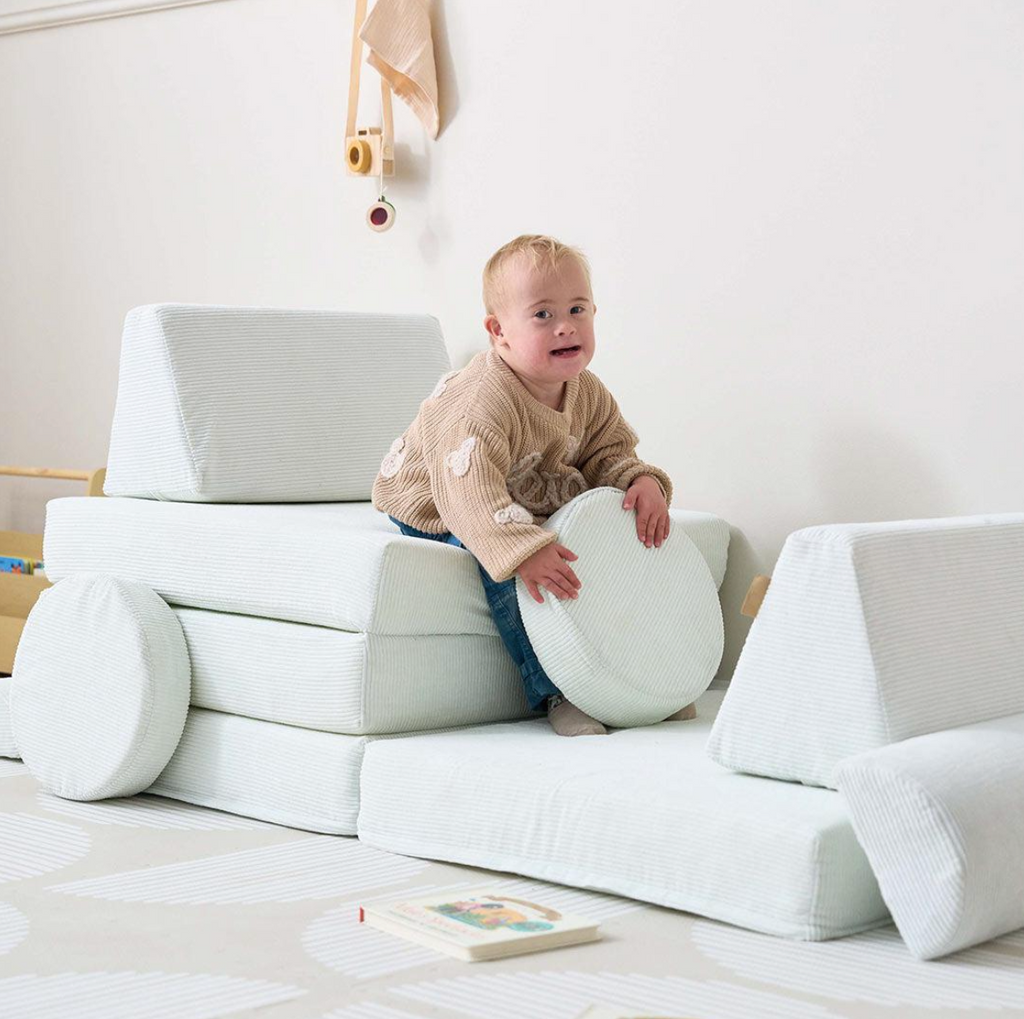 Tutti Bambini Playrama Montessori Kids Play Sofa | Sea Mist