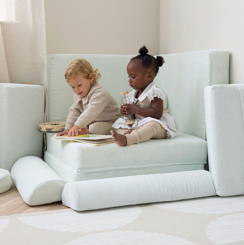 Tutti Bambini Playrama Montessori Kids Play Sofa | Sea Mist