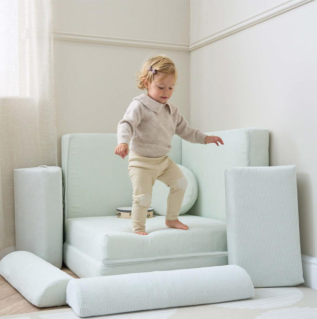 Tutti Bambini Playrama Montessori Kids Play Sofa | Sea Mist