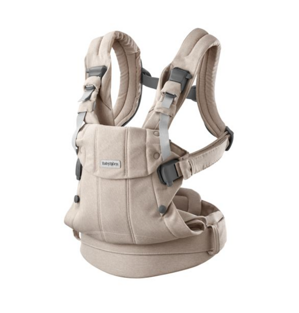 BabyBjorn Harmony Baby Carrier - Woven Melange | Light Beige