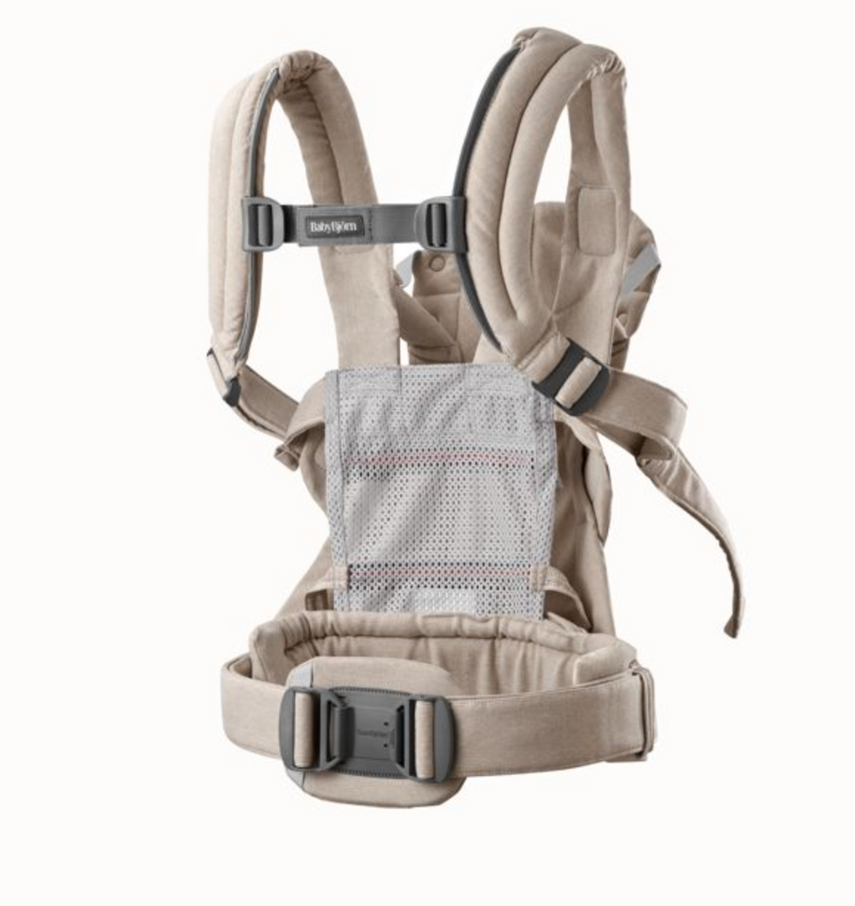 BabyBjorn Harmony Baby Carrier - Woven Melange | Light Beige