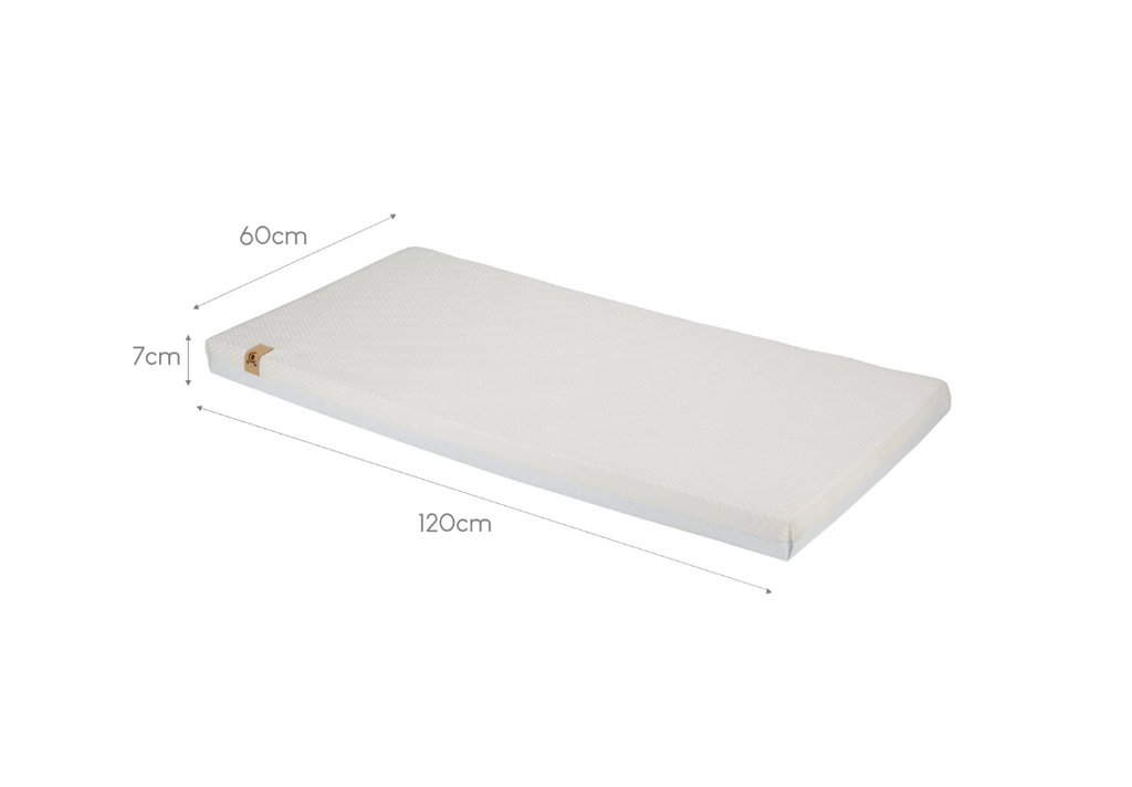 CuddleCo Lullaby Hypo-Allergenic Bamboo Foam Cot Mattress | 120 x 60cm