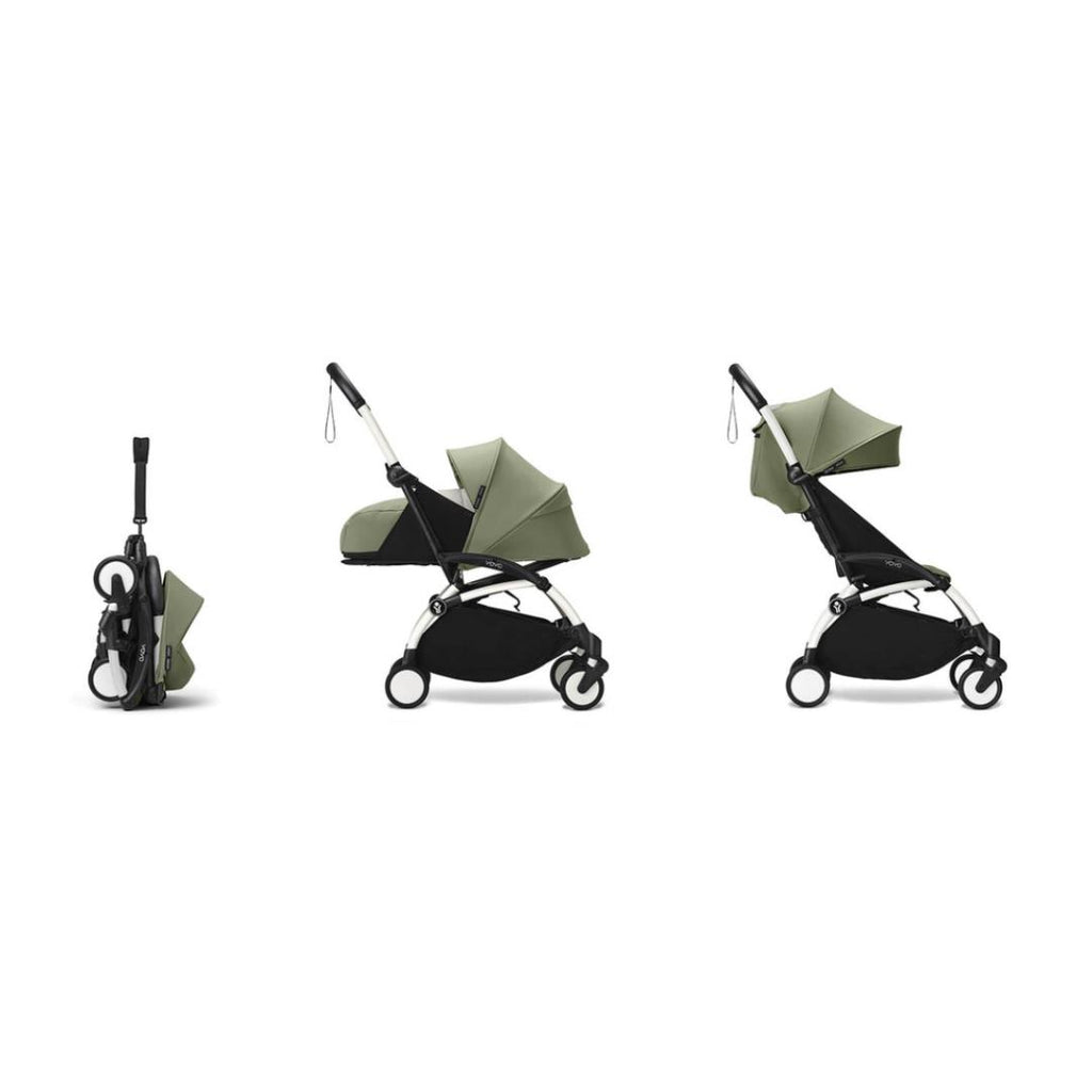 Stokke YOYO³ Stroller from Newborn to Toddler | Olive