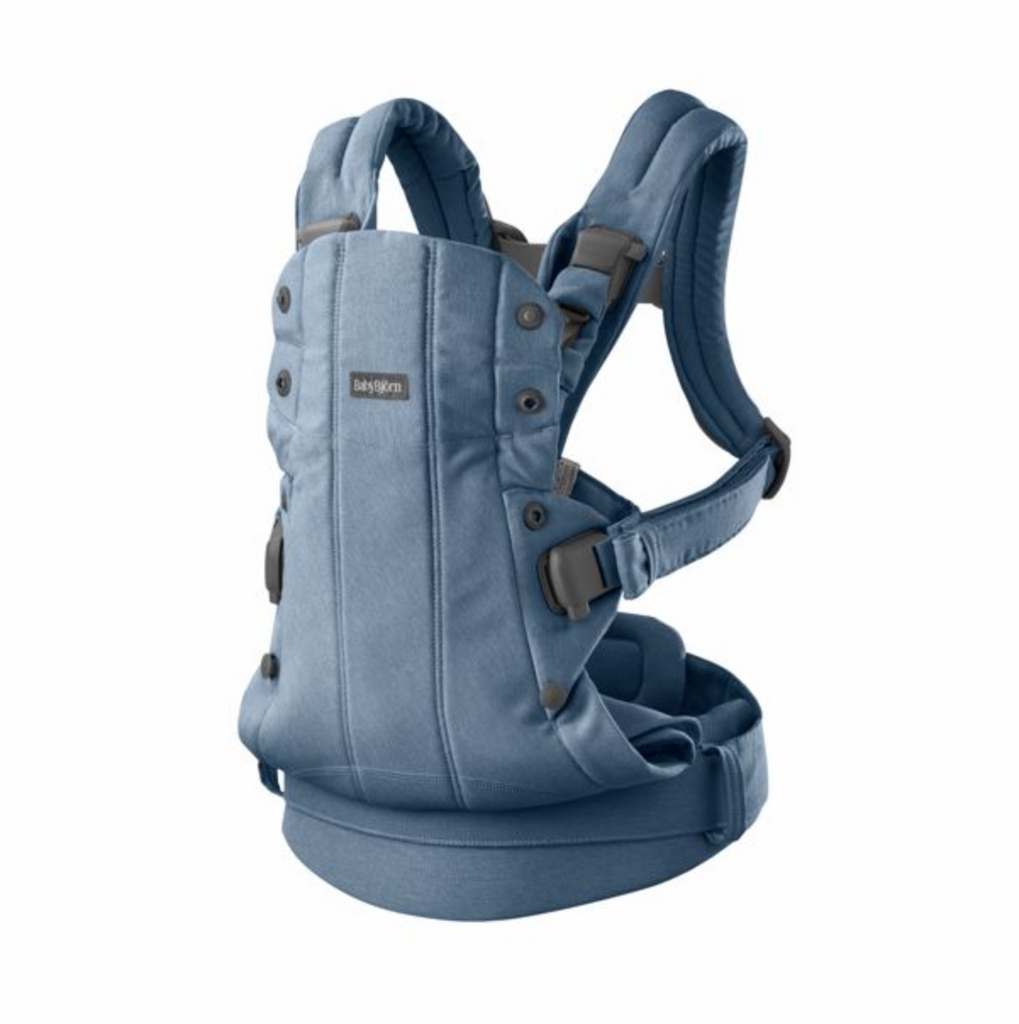 BabyBjorn Harmony Baby Carrier - Woven Melange | Blue