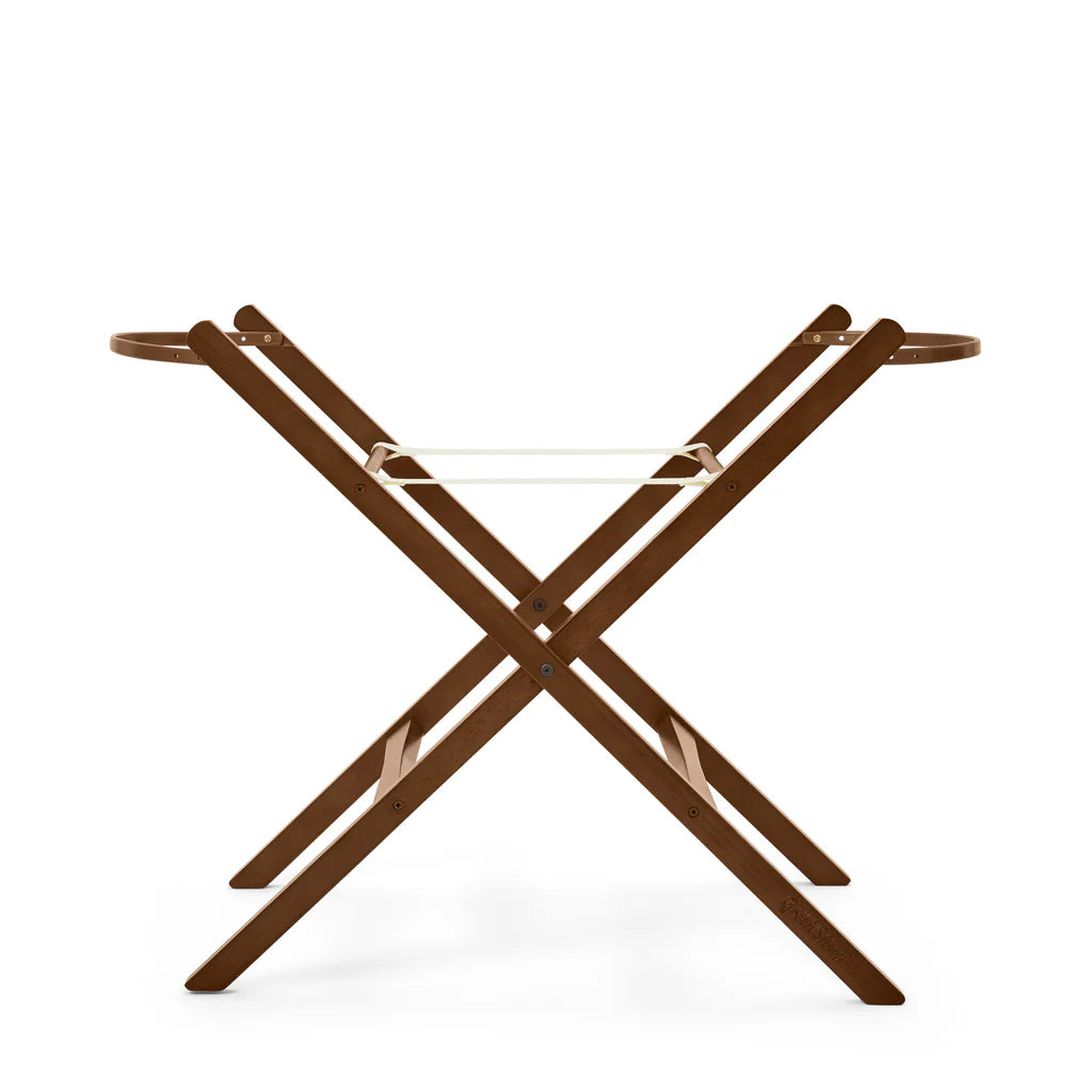 The Little Green Sheep Moses Static Basket Stand | Walnut